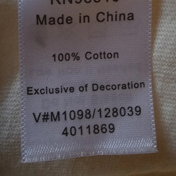 Coldwater Creek Women's Embroidery Tan & Cream Pullover Shirt Sz 1X - Picture 8 of 9